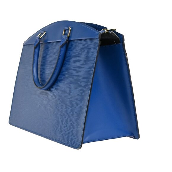 LOUIS VUITTON LV Logo Riviera Hand Bag Epi Leather Blue France - Picture 4 of 16